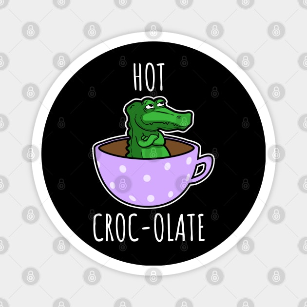 Hot Croc-olate Magnet by LunaMay